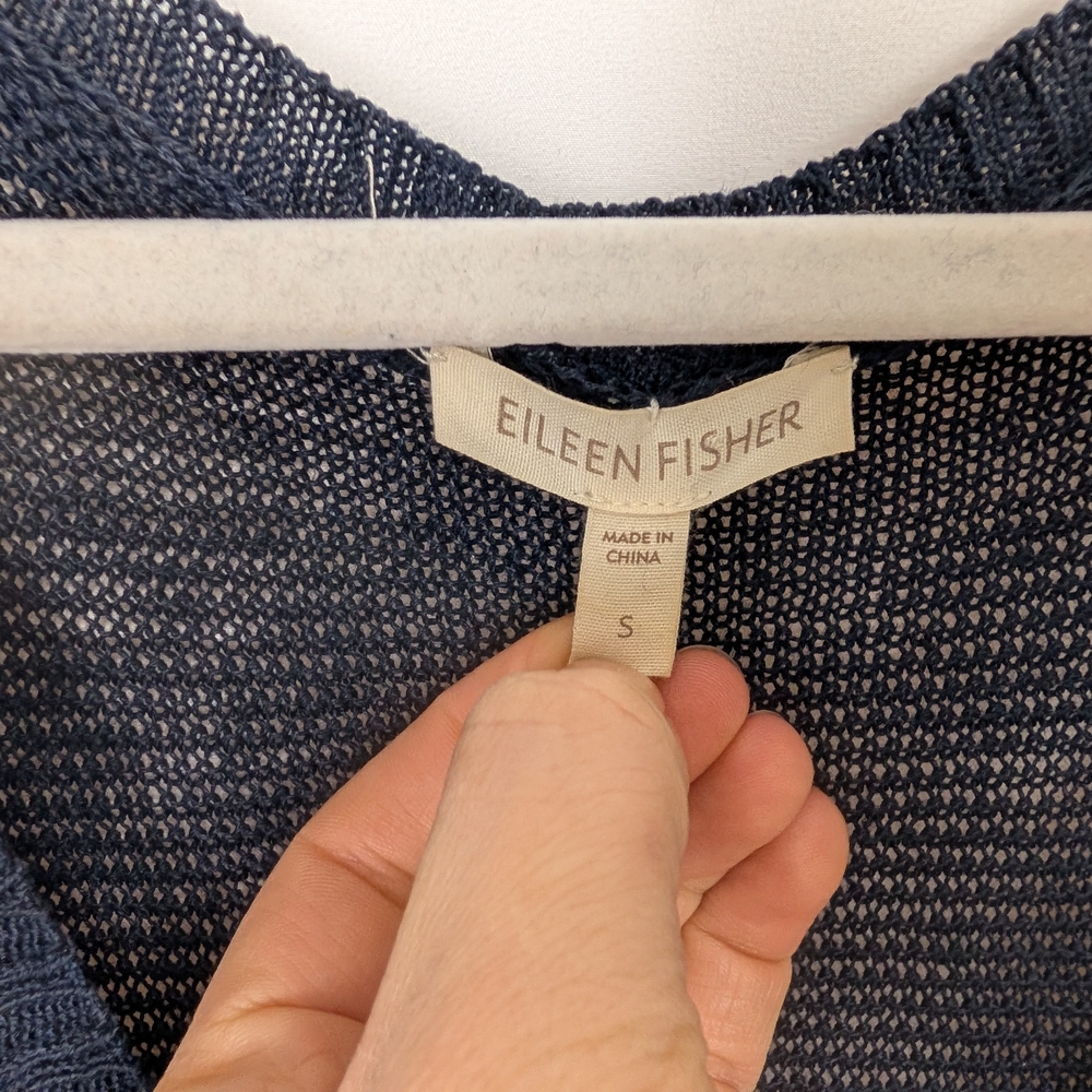 Eileen Fisher Linen Knit Vest - Picture 5 of 9